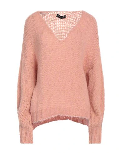 Shop Vanessa Scott Woman Sweater Light Pink Size Onesize Acrylic, Polyamide, Wool, Mohair Wool