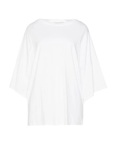 Shop Alexandre Vauthier Woman T-shirt White Size Xs Cotton