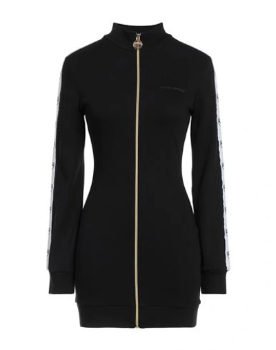 Shop Chiara Ferragni Woman Mini Dress Black Size M Cotton, Elastane