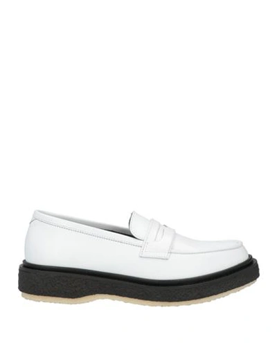Shop Adieu Woman Loafers White Size 8 Soft Leather