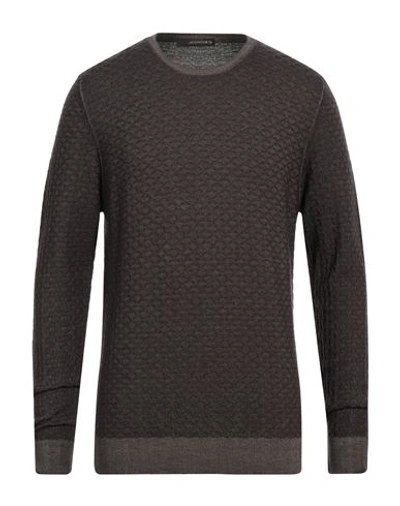 Shop Jeordie's Man Sweater Dove Grey Size Xl Merino Wool