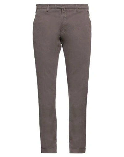 Shop Briglia 1949 Man Pants Dark Brown Size 40 Cotton, Modal, Elastane