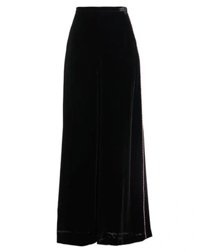 Shop M Missoni Woman Pants Black Size 4 Viscose, Silk