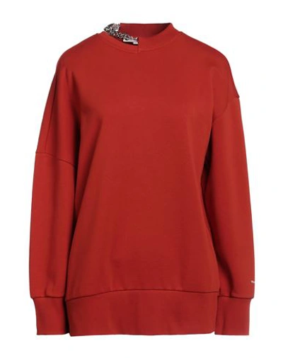Shop Stella Mccartney Woman Sweatshirt Brick Red Size 4-6 Cotton