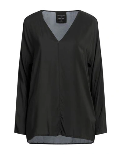 Alessia Santi Woman Blouse Lead Size 8 Viscose In Grey