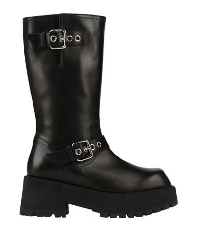 Shop Marni Woman Boot Black Size 11 Leather