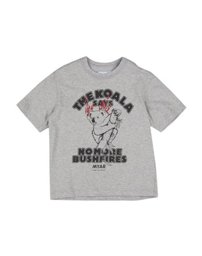 Myar Toddler Boy T-shirt Grey Size 6 Cotton In Grey