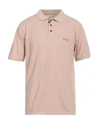 Shop Project E Man Polo Shirt Light Pink Size S Cotton