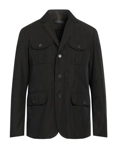 Shop Riviera Milano Man Jacket Dark Brown Size 42 Polyester