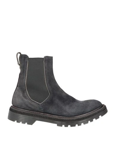 Shop Premiata Man Ankle Boots Navy Blue Size 8 Soft Leather