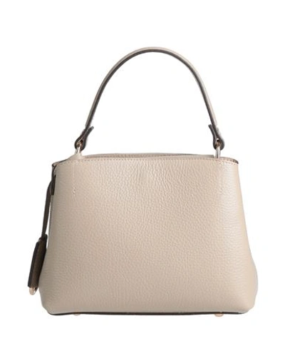 Shop Gianni Notaro Woman Handbag Sand Size - Calfskin In Beige