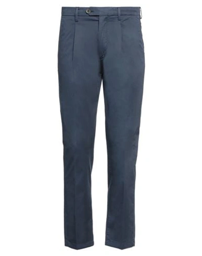 Shop Be Able Man Pants Navy Blue Size 30 Cotton, Elastane