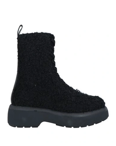 Shop Nila & Nila Woman Ankle Boots Black Size 8 Textile Fibers