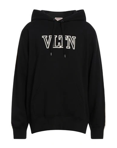 Shop Valentino Garavani Man Sweatshirt Black Size S Cotton