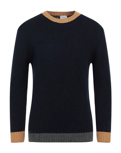 Shop Sseinse Man Sweater Midnight Blue Size Xxl Acrylic, Polyester, Elastane
