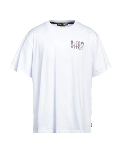 Shop Iuter Man T-shirt White Size Xl Cotton