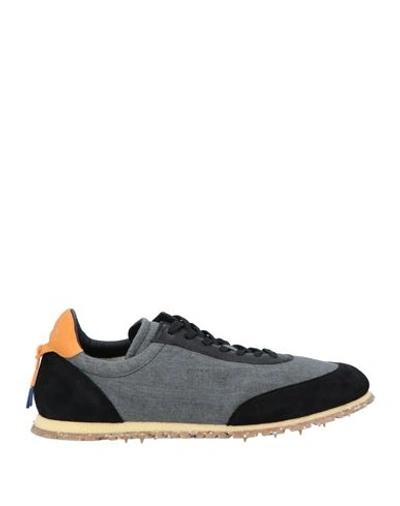 Shop Barracuda Man Sneakers Grey Size 7 Textile Fibers, Soft Leather