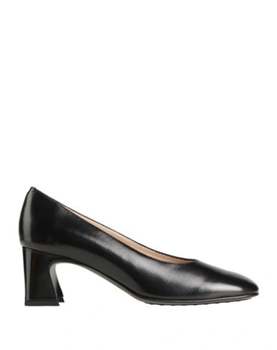 Shop Tod's Woman Pumps Black Size 8 Soft Leather