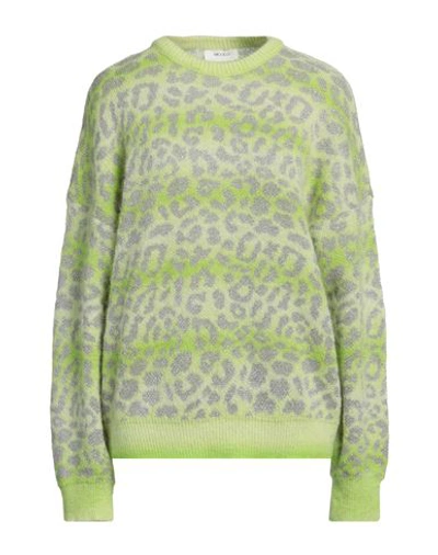 Shop Vicolo Woman Sweater Acid Green Size Onesize Viscose, Metal, Polyamide, Mohair Wool, Alpaca Wool
