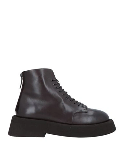 Shop Marsèll Man Ankle Boots Dark Brown Size 7 Calfskin