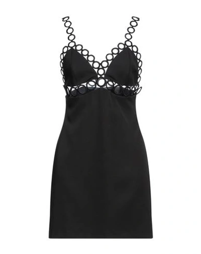 Shop Coperni Woman Mini Dress Black Size 8 Polyester