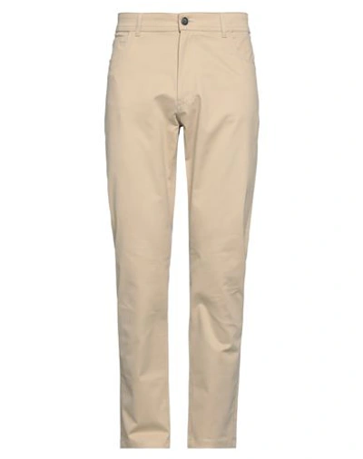 Shop Liu •jo Man Man Pants Beige Size 36 Cotton, Elastane