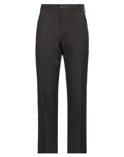 Shop Farah Man Pants Dark Brown Size 32w-32l Polyester