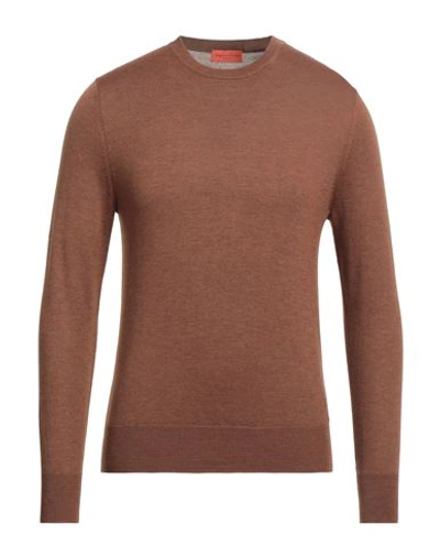Shop Ballantyne Man Sweater Brown Size 48 Wool
