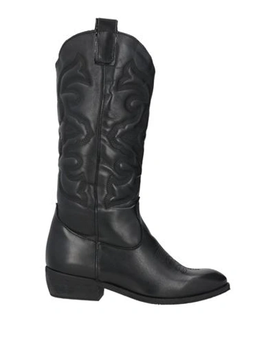 Shop Divine Follie Woman Boot Black Size 7 Leather