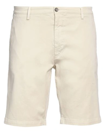 Shop Alley Docks 963 Man Shorts & Bermuda Shorts Beige Size 38 Cotton, Elastane