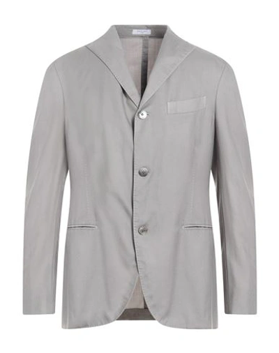 Shop Boglioli Man Suit Jacket Grey Size 38 Cashmere, Silk