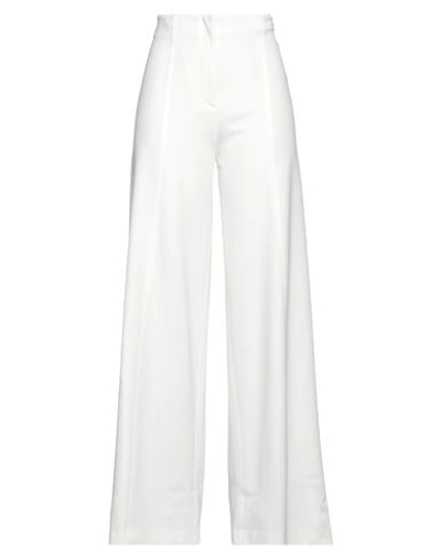 Shop Liviana Conti Woman Pants Ivory Size 6 Viscose, Polyamide, Elastane In White