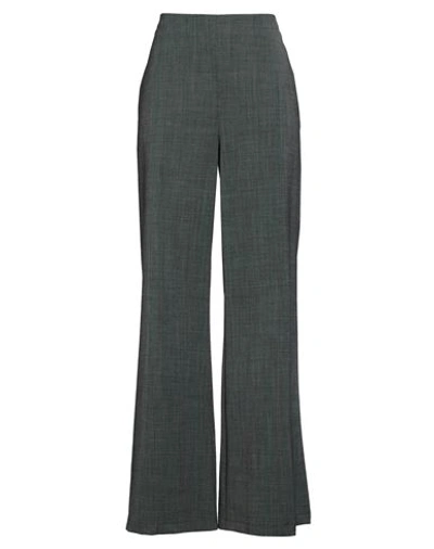 Merci .., Woman Pants Grey Size S Polyester, Virgin Wool, Elastane In Grey
