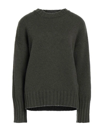 Shop Aragona Woman Sweater Military Green Size 6 Cashmere