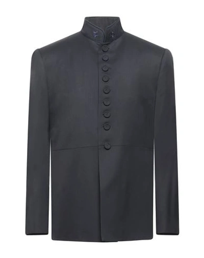 Shop Dior Homme Man Blazer Midnight Blue Size 42 Virgin Wool, Polyester