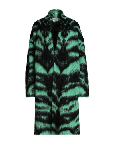 Shop Anna Molinari Woman Cardigan Black Size 2 Acrylic, Polyamide, Mohair Wool, Wool