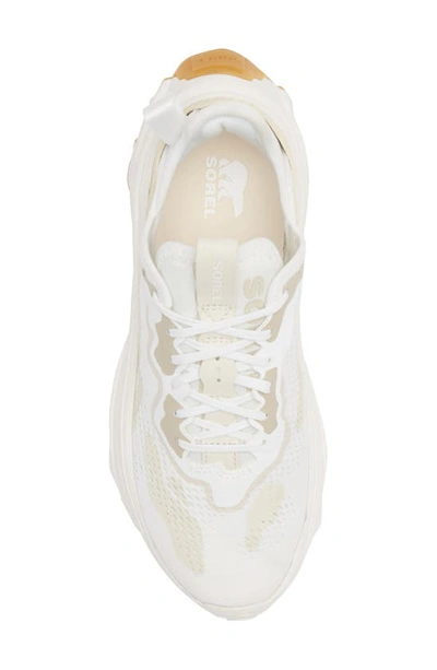 Shop Sorel Kinetic Breakthru Day Lace Sneaker In White/chalk