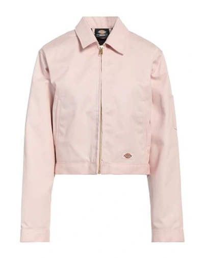 Shop Dickies Woman Jacket Light Pink Size L Polyester, Cotton