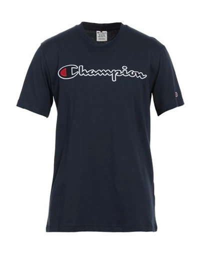 Shop Champion Man T-shirt Midnight Blue Size L Cotton