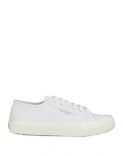 Shop Superga Man Sneakers White Size 10.5 Textile Fibers