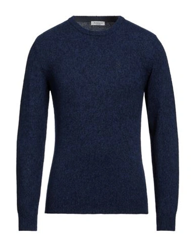 Shop Jeckerson Man Sweater Blue Size Xxl Wool, Polyamide