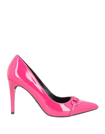 Shop Liu •jo Woman Pumps Fuchsia Size 12 Soft Leather In Pink