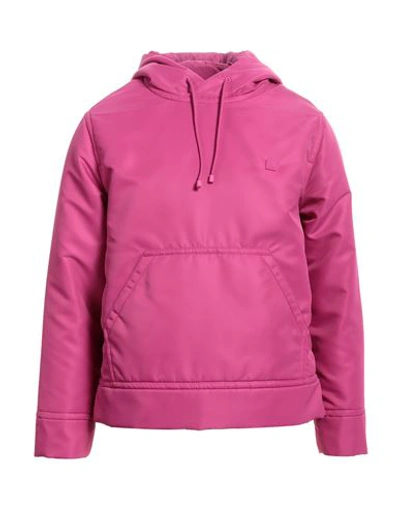 Shop Valentino Garavani Man Jacket Fuchsia Size M Polyamide In Pink