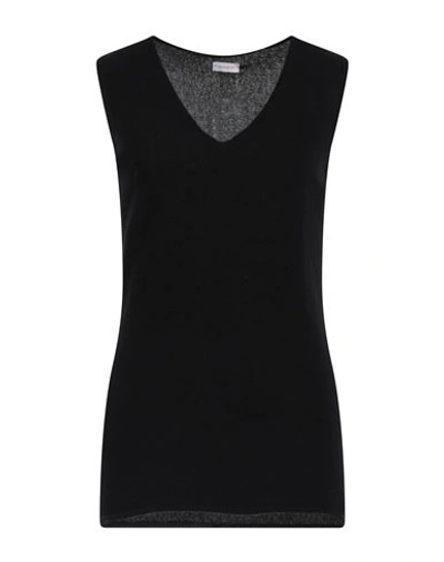 Rossopuro Woman Sweater Black Size 10 Cashmere In Black