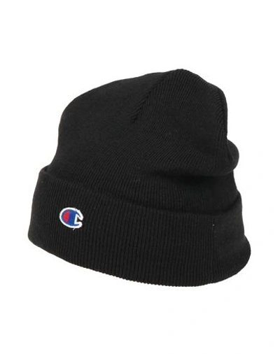 Shop Champion Hat Black Size Onesize Acrylic, Recycled Polyester