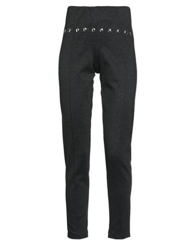 Shop Odi Et Amo Woman Pants Lead Size 10 Polyester, Cotton, Elastane In Grey