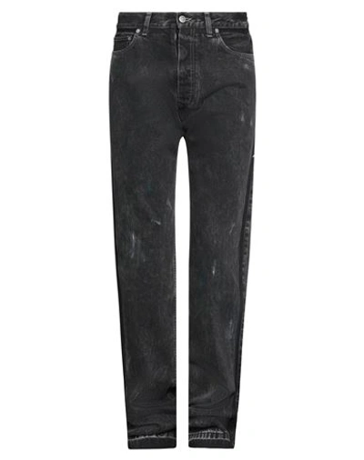 Shop Maison Margiela Man Jeans Black Size 29 Cotton