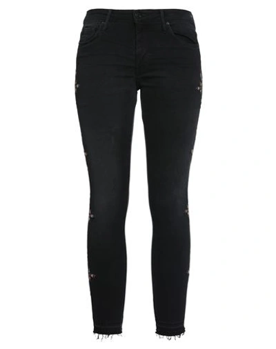 Black Orchid Woman Jeans Black Size 31 Cotton, Elastomultiester, Elastane In Black