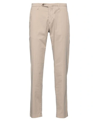 Shop Briglia 1949 Man Pants Beige Size 32 Cotton, Elastane