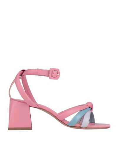 Shop Miss Unique Woman Sandals Pink Size 8 Soft Leather